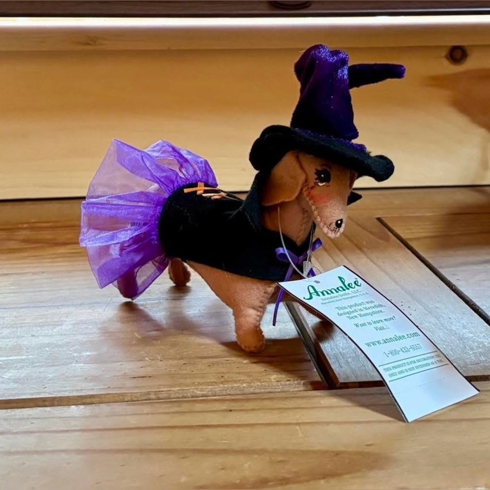 Annalee Doll- Dachshund Purple Witch